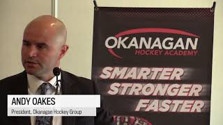 Okanagan Hockey School partners with the Royal Glenora Club [upl. by Suoivart]