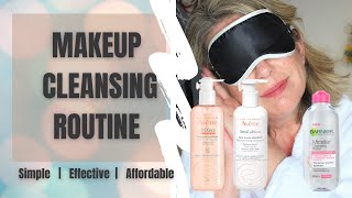 Makeup Cleansing Routine  Avene Xera Calm  Avene Trixera  Garnier Micellar Water [upl. by Hepzi]