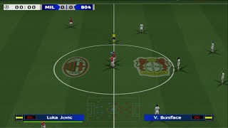 PES 2024 PS2  UEFA Champions League  AC Milan vs Bayern04 [upl. by Enilaf]