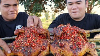 OUTDOOR COOKING  EXTREME SPICY ROASTED CHICKEN 🌶️🌶️🌶️🥵HD [upl. by Marcy]