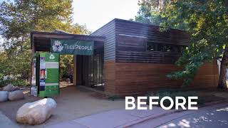 Wood Siding Repair amp Refinishing at Tree People Beverly Hills [upl. by Llennej]