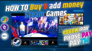 How to add money in steam with google pay  Add money in steam wallet😍 II How To Buy Steam Games [upl. by Hekking]