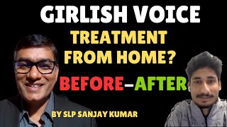 Transform Your Voice at Home  Cure Girlish Voice with slpsanjaykumar  A Guy from Canada [upl. by Vachill469]