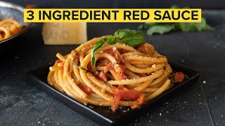 How to make the SIMPLEST ITALIAN PASTA SAUCE at home [upl. by Swirsky]