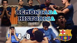 Remontada Historica Barcelona 65 PSG  HinchasDeSuit [upl. by Burt66]