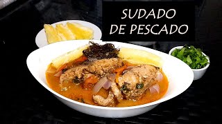 Cómo hacer sudado de pescado  Pescado sudado  Receta peruana [upl. by Gav354]