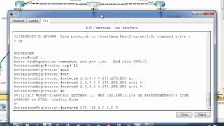 OSPF Configuration on Cisco Router [upl. by Aliuqat]