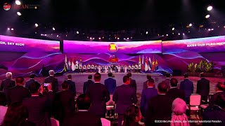 ASEAN Anthem  Closing Ceremony of 43rd ASEAN Summit Indonesia 2023 [upl. by Byrne]