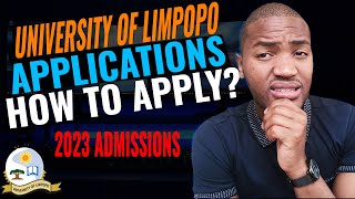 University of Limpopo  How to apply at UL for 2023 online  Full guide [upl. by Bogusz]