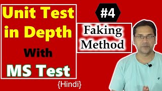 4 MSTest Fakes  Create and use microsoft fakes for mstest  Arrange in AAA methodology  Hindi [upl. by Eirolav76]