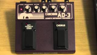 Boss AD3 acoustic instrument processor review and user guide [upl. by Alra]