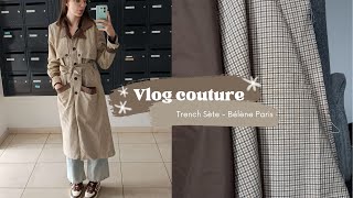 Vlog couture  Trench Sète Bélène Paris [upl. by Aronos]