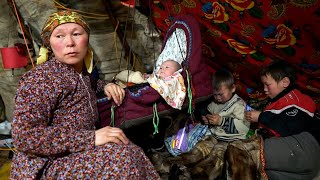 How people survive in FAR NORTH of RUSSIA Yamal Nomads Nenets [upl. by Sonahpets]