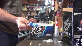 XS power AGM battery installed in 94 Power stroke [upl. by Aymahs]