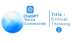 Critical Thinking Insights with ChatGPT Part 2  ThinkingSkills MindsetMatters [upl. by Plafker]