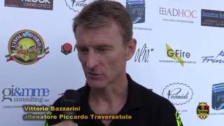 Vittorio Bazzarini allenatore Piccardo Traversetolo dopo partita con Fontana Audax 11092016 [upl. by Behn]