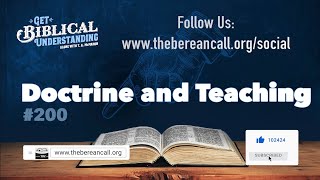 Get Biblical Understanding 200  Doctrine and Teaching [upl. by Nitsirk876]