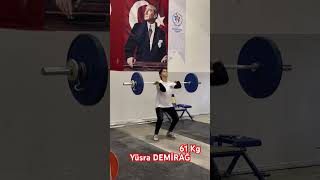 Yüsra DEMİRAĞ Silkme 61 Kg [upl. by Iddet]