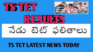 TS TET RESULTSTS TET LATEST NEWS TODAY  TET LATEST UPADATE tet exam teacher dsc [upl. by Nihs938]