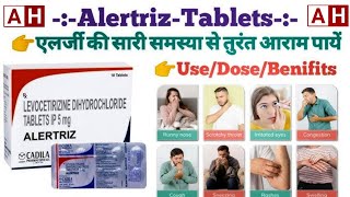 Alertriz Levocetirizine Tablets Use In Hindi एलर्जी के लिए लिवोंसिटराजिन टेबलेट। Archit Health [upl. by Llerat88]