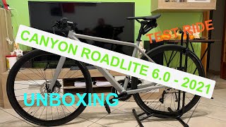 Unboxing and Testing  New Canyon Roadlite 6  2021 [upl. by Havstad]