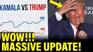 Trump Reacts to MASSIVE NEW KAMALA POLLING [upl. by Suoivatra]