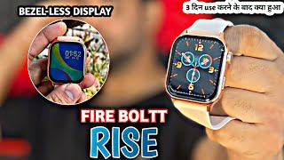 Fire Boltt RISE SMARTWATCH  calling with metal body under ₹2000 [upl. by Weber]