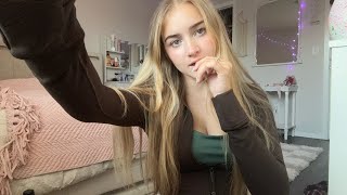 ASMR hair clipping curling and makeup💄 fast and aggressive invisible clips [upl. by Anas]