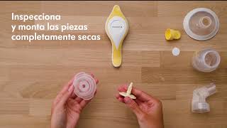 Instrucciones del sacaleches manual Harmony Flex de Medela [upl. by Fine]