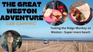 WestonSuperMare Car Camping Feast  Bacon Butties amp Kebabs  Day 2 [upl. by Croom]