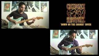 Creedence Clearwater Revival  Down on the Corner lead amp rhythm guitar cover [upl. by Hendrik928]