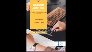 Webinaire CNFPT 28 janvier 2021  Commande publique responsable levier du développement local 2 [upl. by Eeryt]