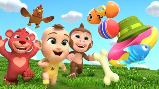 Eeny Meeny Miny Moe Song More Lalafun Nursery Rhymes amp Kids Songs [upl. by Yelnik]