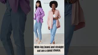 Best Bottoms for The Inverted Triangle Body Shape  How To Choose Flattering Jeans Skirts amp Shorts [upl. by Imoyn]