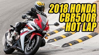 2018 Honda CBR500R Hot Lap of Laguna Seca [upl. by Nileek]