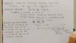 Consensus Theorem Example 1  Boolean Algebra Simplification Example  Digital Electronics Hindi [upl. by Adolph151]