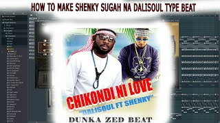 HOW TO MAKE SHENKY SUGAH x DALISOUL TYPE BEAT ZED DUNKA IN 5 MINUTES [upl. by Arbmik]