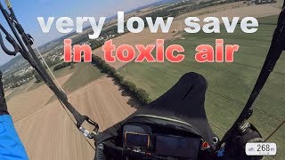 very low save in toxic air  Paragliding [upl. by Rand]