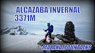 ❄️ALCAZABA INVERNAL❄️ 3371M DESDE TREVELEZVENTISCA EN LA CIMA 80KMH🌪🌪❄️ABRIL 2024 [upl. by Hacceber]