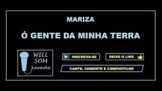 Ó Gente da Minha Terra Karaoke  Mariza [upl. by Derraj832]