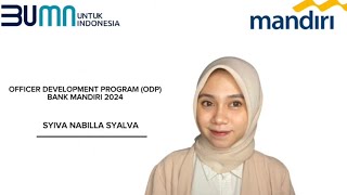 Officer Development Program ODP Bank Mandiri 2024  Biggest Achievement [upl. by Trotter]