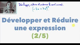 2nde Développer et Réduire une expression 25 [upl. by Ahsieket]