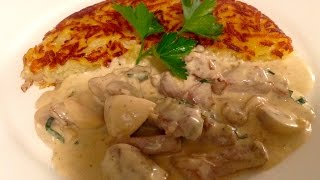 Zürcher Geschnetzeltes Rezept [upl. by Kerns505]