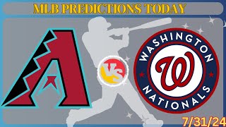 Arizona Diamondbacks vs Washington Nationals Predictions 73124 MLB Pick amp Prediction  MLB Betting [upl. by Rauscher]