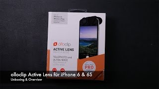 Unboxing amp Overview olloclip Active Lens for iPhone 6 [upl. by Akcirahs]