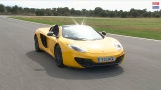 2013 McLaren MP412C Spider  First Drive Review  CAR and DRIVER [upl. by Ellives358]