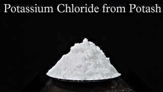 पोटाश खाद से बनाएं Potassium Chloride  Extracting Potassium Chloride from Muriate of Potash MOP [upl. by Fredette]