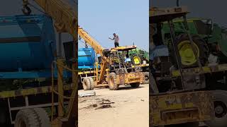 Hydra unloading tractor srileeladance [upl. by Yttap]