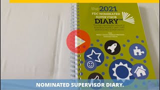 2021 FDC Nominated Supervisor Diary [upl. by Sadick]