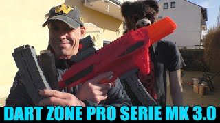 DART ZONE PRO SERIE MK3 BLASTER für 190 Euro Vorstellung  Schusstest  dertestmichel [upl. by Yrocej]